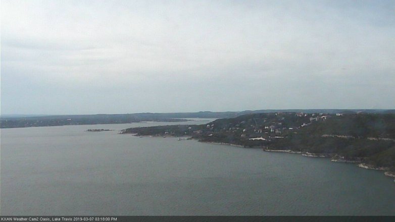 Lake Travis webcam, March 7, 2019 2:20 PM CT