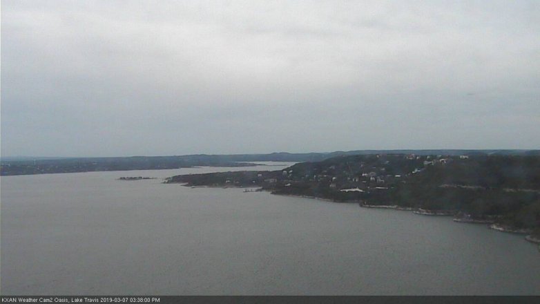 Lake Travis webcam, March 7, 2019 2:40 PM CT