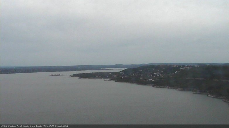 Lake Travis webcam, March 7, 2019 2:50 PM CT
