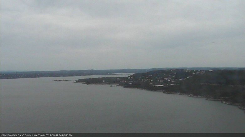 Lake Travis webcam, March 7, 2019 3:10 PM CT
