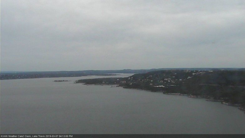 Lake Travis webcam, March 7, 2019 3:15 PM CT
