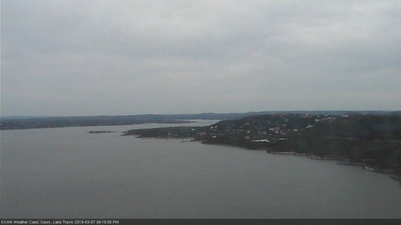 Lake Travis webcam, March 7, 2019 3:20 PM CT