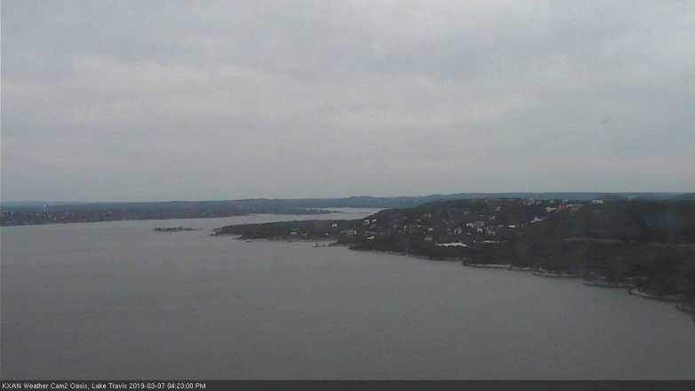 Lake Travis webcam, March 7, 2019 3:25 PM CT