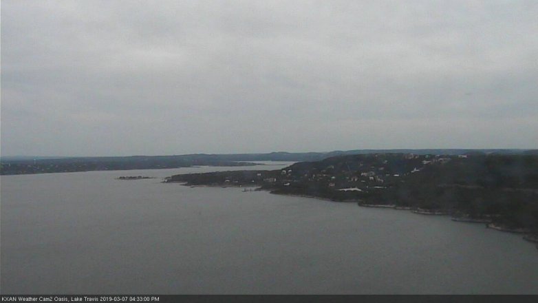 Lake Travis webcam, March 7, 2019 3:35 PM CT