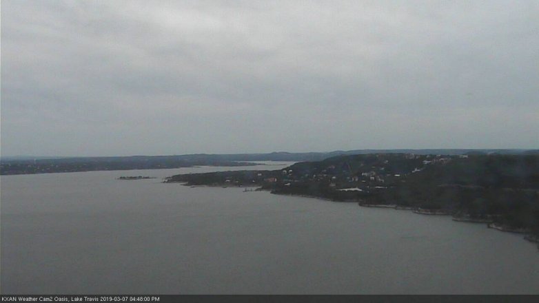 Lake Travis webcam, March 7, 2019 3:50 PM CT