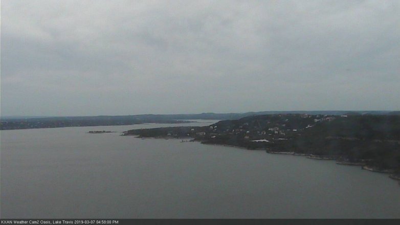 Lake Travis webcam, March 7, 2019 4:00 PM CT