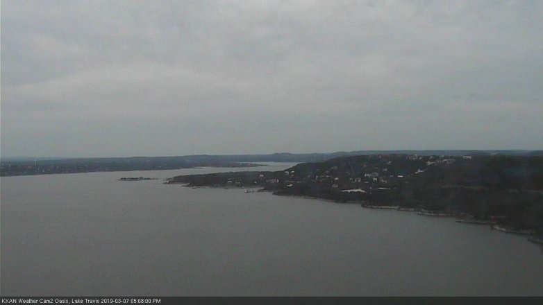 Lake Travis webcam, March 7, 2019 4:10 PM CT