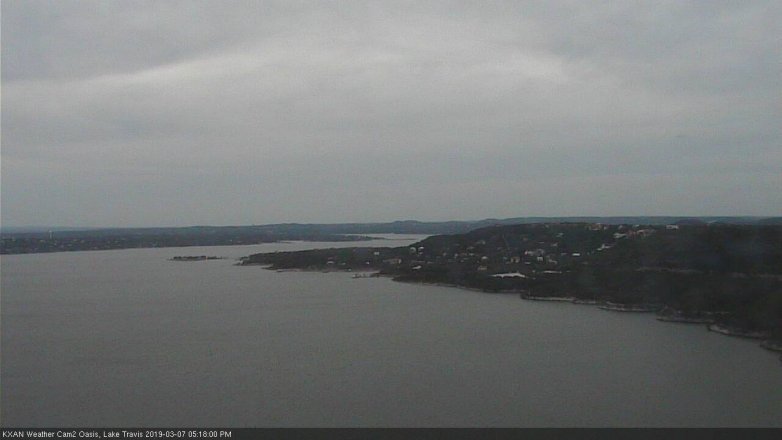 Lake Travis webcam, March 7, 2019 4:20 PM CT