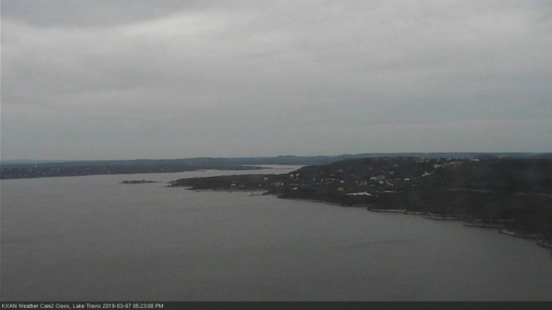 Lake Travis webcam, March 7, 2019 4:25 PM CT
