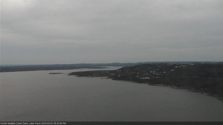 Lake Travis webcam, March 7, 2019 4:35 PM CT