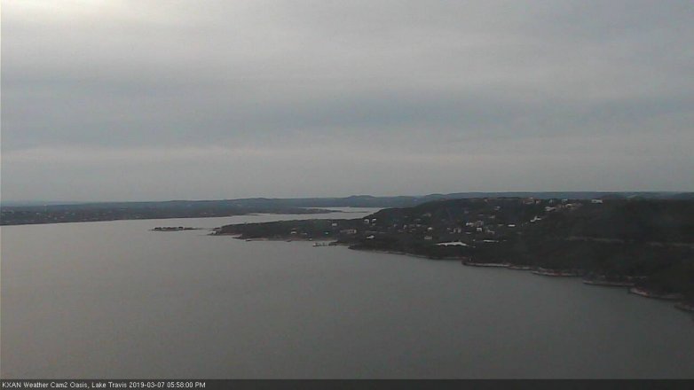Lake Travis webcam, March 7, 2019 5:00 PM CT
