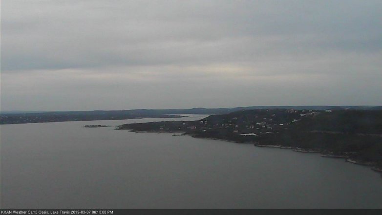 Lake Travis webcam, March 7, 2019 5:15 PM CT