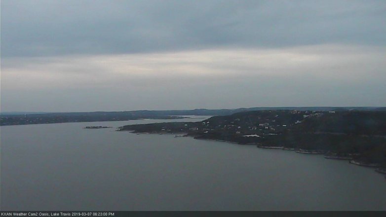 Lake Travis webcam, March 7, 2019 5:25 PM CT