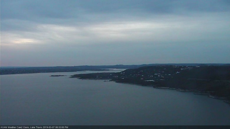 Lake Travis webcam, March 7, 2019 5:35 PM CT