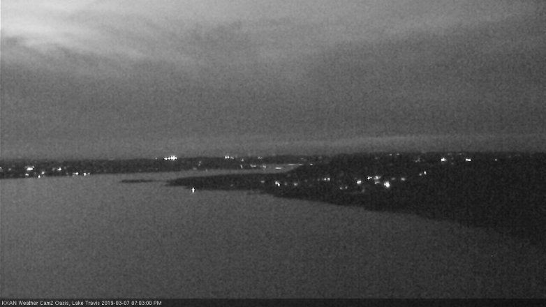 Lake Travis webcam, March 7, 2019 6:05 PM CT