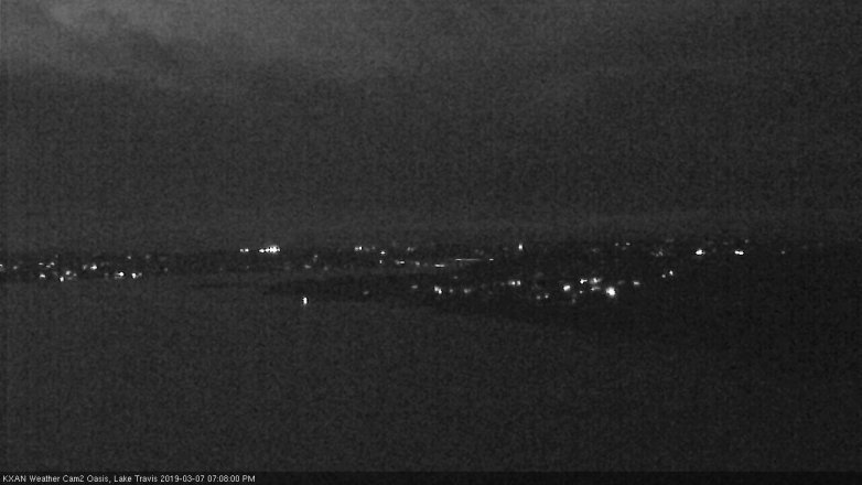Lake Travis webcam, March 7, 2019 6:10 PM CT
