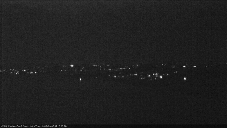 Lake Travis webcam, March 7, 2019 6:15 PM CT
