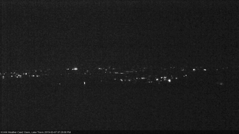 Lake Travis webcam, March 7, 2019 6:30 PM CT