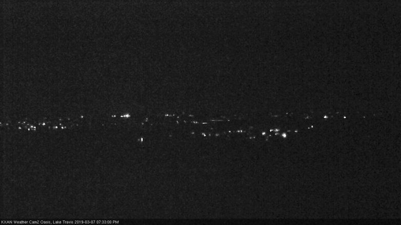 Lake Travis webcam, March 7, 2019 6:35 PM CT