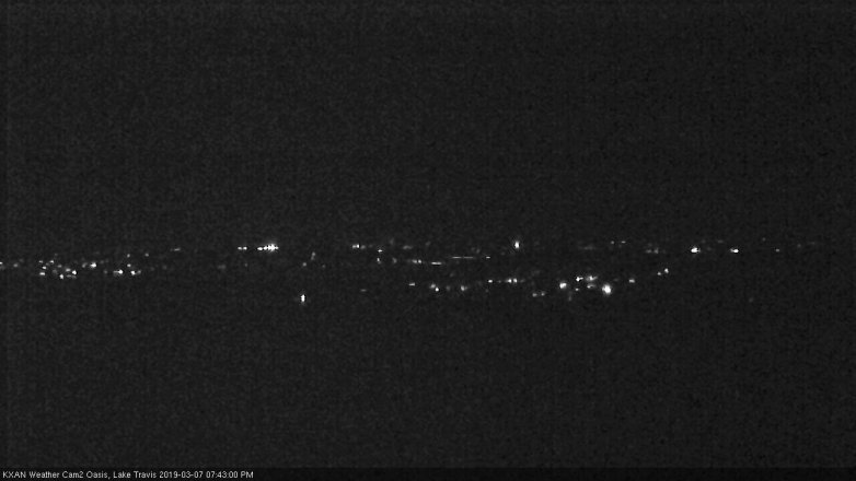 Lake Travis webcam, March 7, 2019 6:45 PM CT