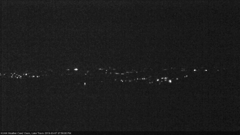 Lake Travis webcam, March 7, 2019 7:00 PM CT
