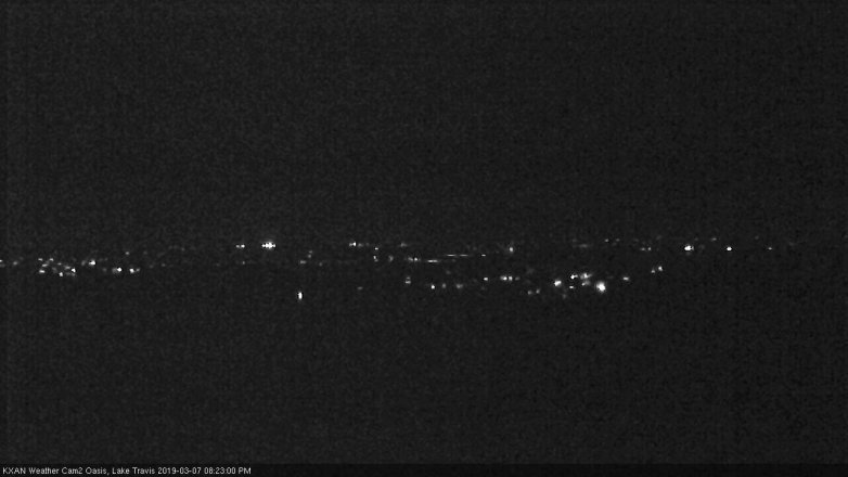 Lake Travis webcam, March 7, 2019 7:25 PM CT
