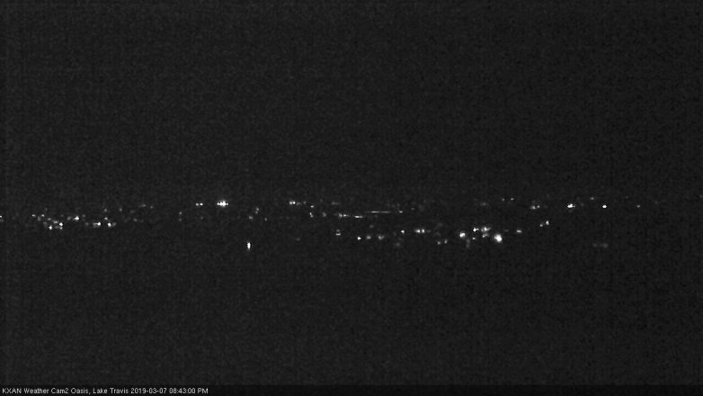 Lake Travis webcam, March 7, 2019 7:45 PM CT