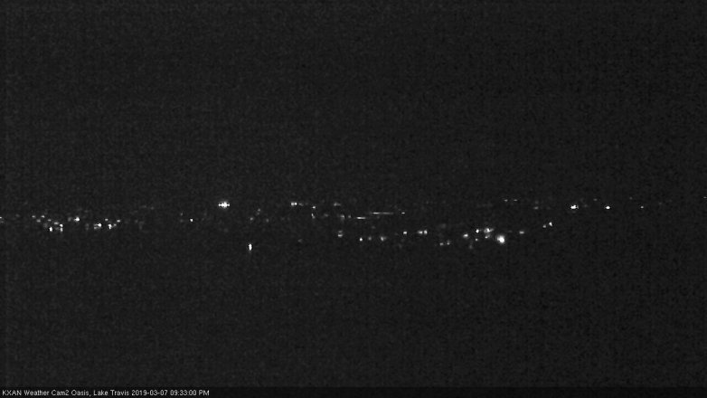 Lake Travis webcam, March 7, 2019 8:35 PM CT