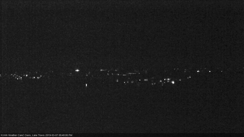 Lake Travis webcam, March 7, 2019 8:50 PM CT