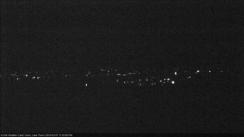Lake Travis webcam, March 7, 2019 10:05 PM CT