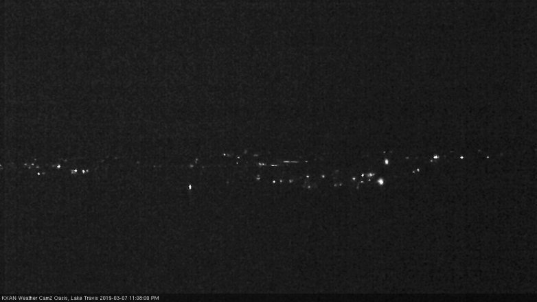 Lake Travis webcam, March 7, 2019 10:10 PM CT