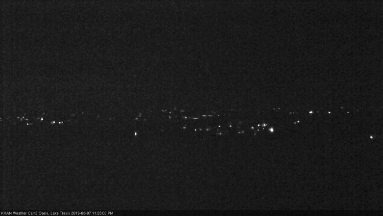 Lake Travis webcam, March 7, 2019 10:25 PM CT