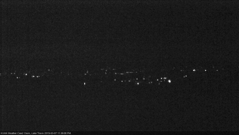 Lake Travis webcam, March 7, 2019 10:40 PM CT