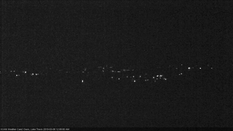 Lake Travis webcam, March 7, 2019 11:10 PM CT