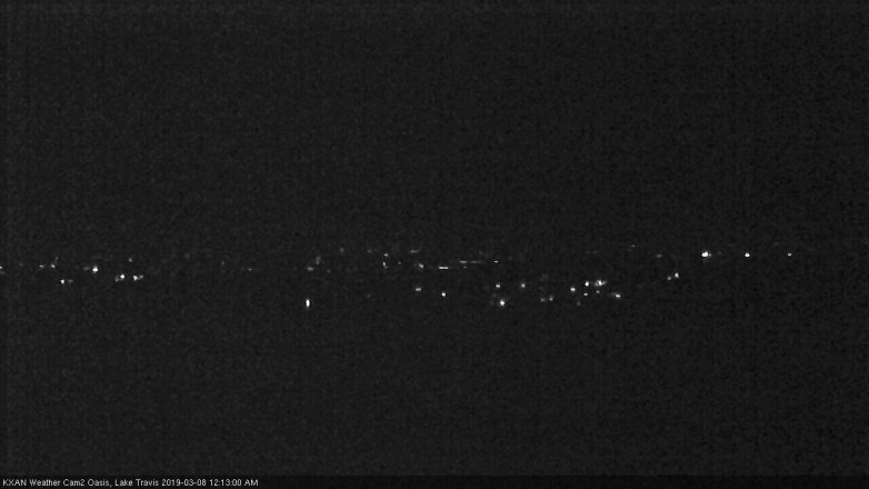 Lake Travis webcam, March 7, 2019 11:15 PM CT