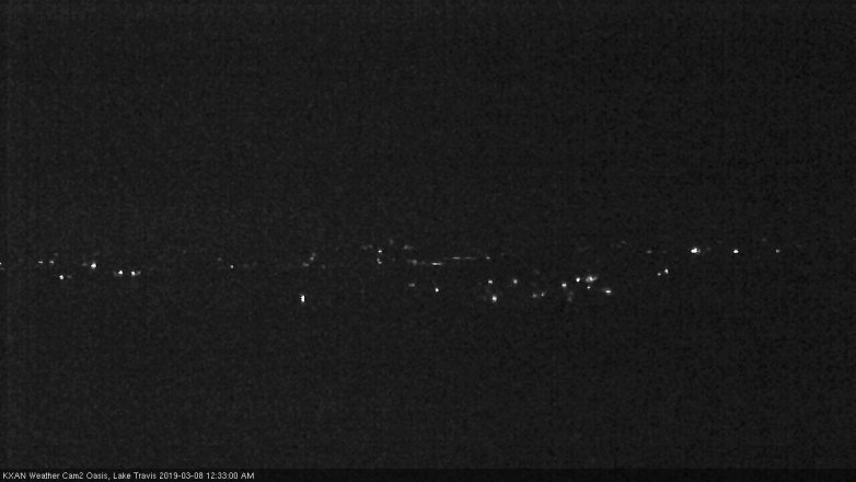 Lake Travis webcam, March 7, 2019 11:35 PM CT
