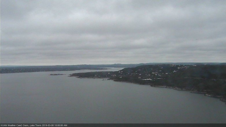 Lake Travis webcam, March 8, 2019 9:10 AM CT