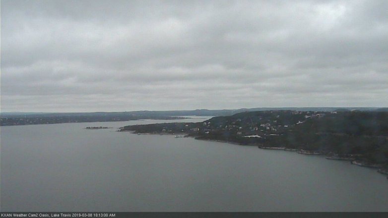 Lake Travis webcam, March 8, 2019 9:15 AM CT