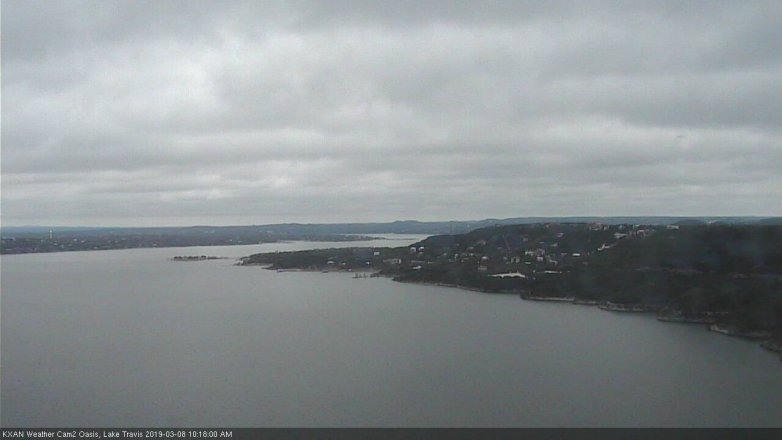 Lake Travis webcam, March 8, 2019 9:20 AM CT