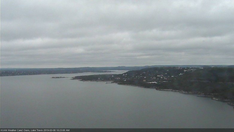 Lake Travis webcam, March 8, 2019 9:25 AM CT