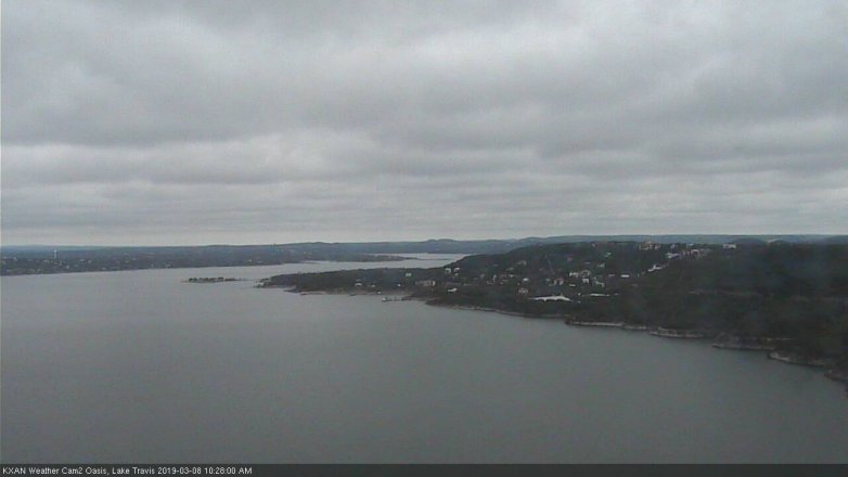 Lake Travis webcam, March 8, 2019 9:30 AM CT