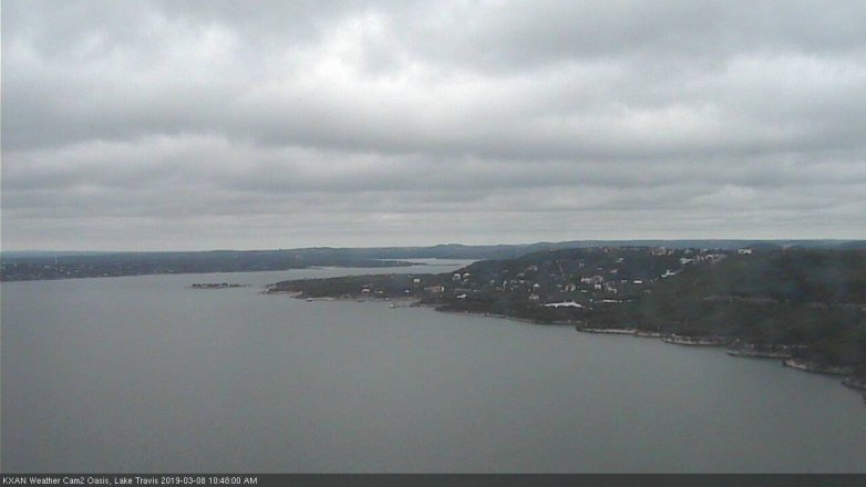 Lake Travis webcam, March 8, 2019 9:50 AM CT