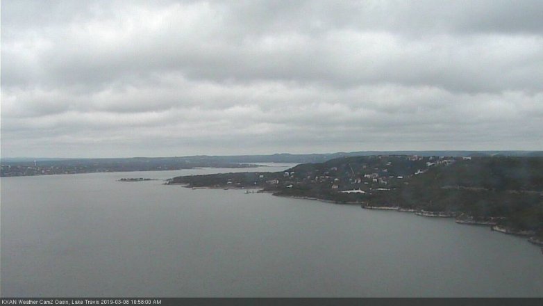 Lake Travis webcam, March 8, 2019 10:00 AM CT