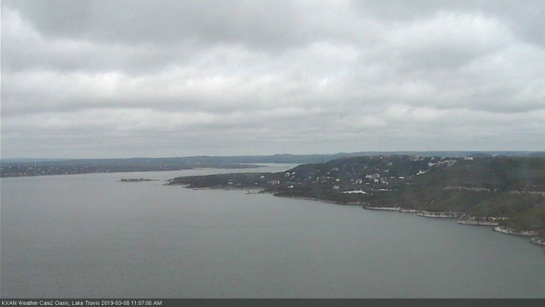 Lake Travis webcam, March 8, 2019 10:10 AM CT