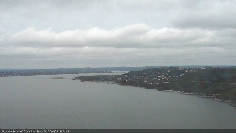 Lake Travis webcam, March 8, 2019 10:15 AM CT