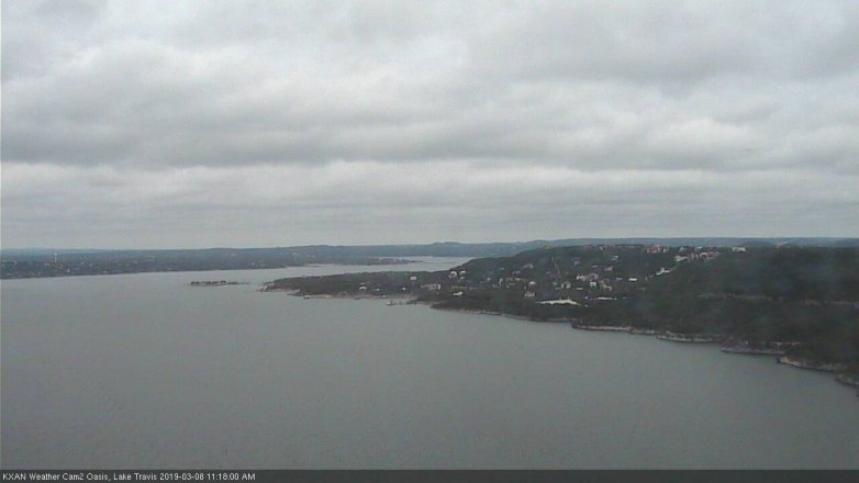Lake Travis webcam, March 8, 2019 10:20 AM CT