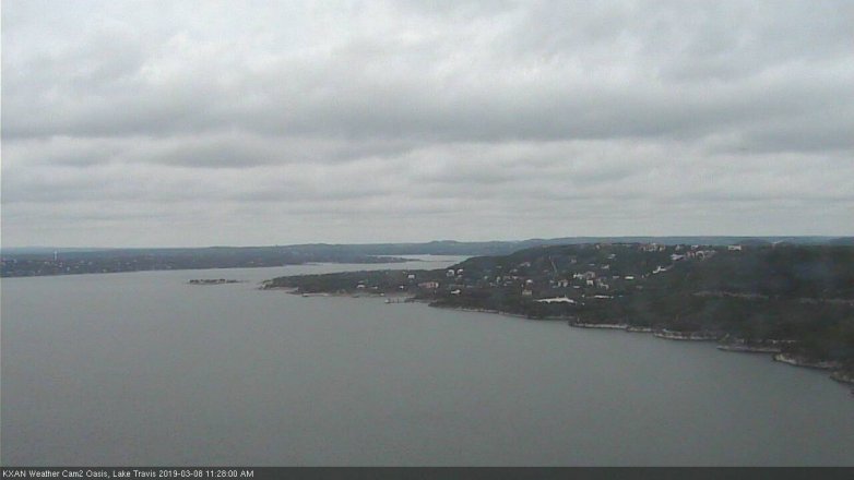 Lake Travis webcam, March 8, 2019 10:30 AM CT