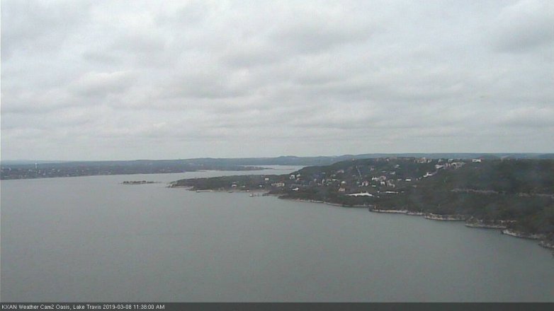 Lake Travis webcam, March 8, 2019 10:40 AM CT