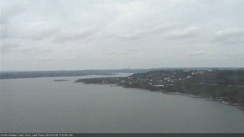 Lake Travis webcam, March 8, 2019 10:55 AM CT