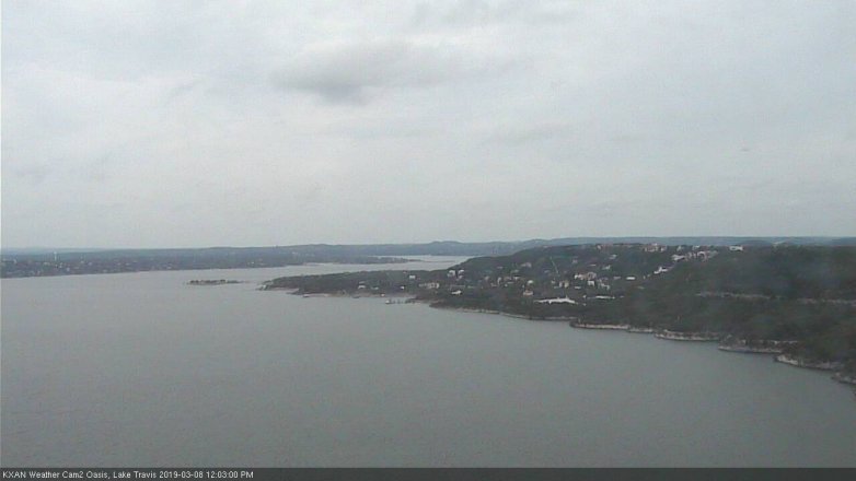 Lake Travis webcam, March 8, 2019 11:05 AM CT